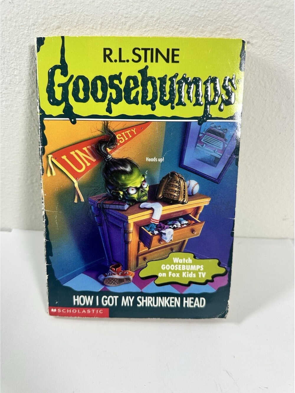 Vintage 1990s Goosebumps #39 How I Got My Shrunken Head, R.L. Stine